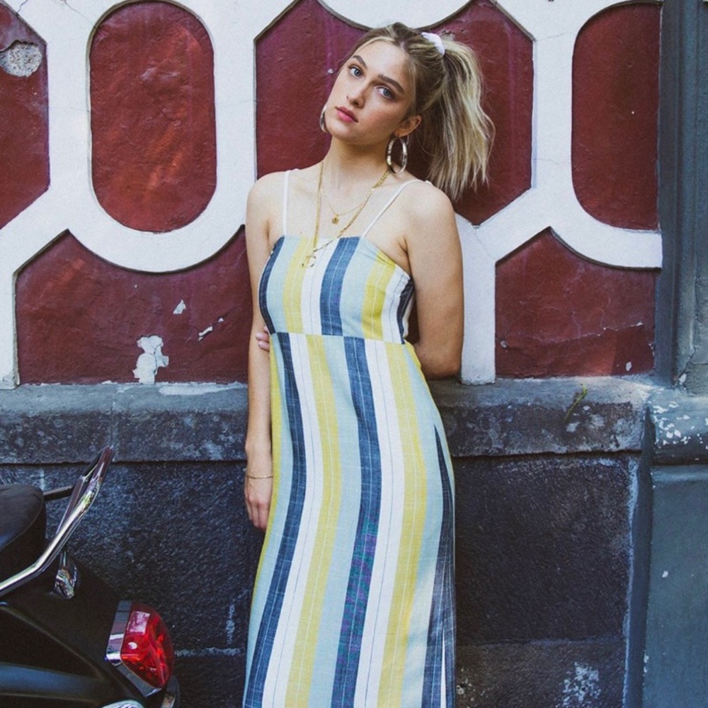 π₯π₯RVCA - TENSE MIDI DRESSπ₯π₯ - Picture 1 of 11
